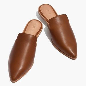 New MADEWELL The Gemma Mule in English Saddle Leather